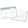 Wedding Thank You Card w/ Printed Envelopes (3.5"x5")